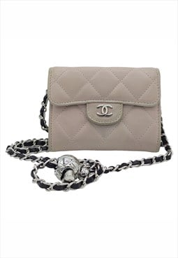 Vintage Chanel Little Timeless Wallet on Chain Reworked CC