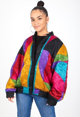 VINTAGE UNBRANDED BOMBER JACKET J1159