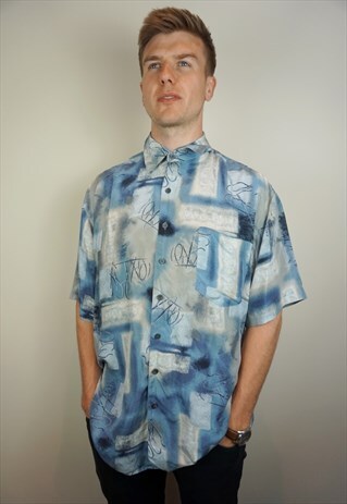 PURE SILK PATTERNED SHIRT