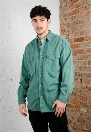 VINTAGE LEVI'S SHIRT - GREEN