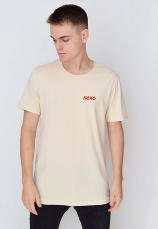 BEIGE XOXO (RED) T-SHIRT