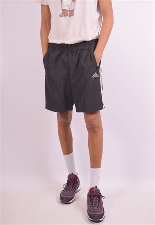 VINTAGE ADIDAS SPORT SHORTS BLACK