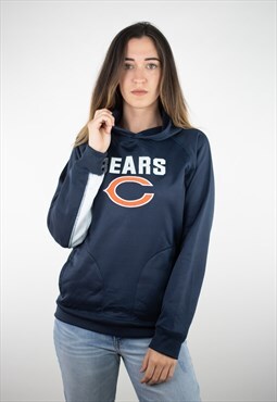 Vintage NFL Football Bears big logo sport hoodie pullover