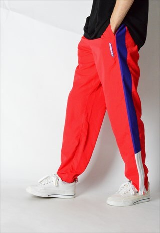 VINTAGE 90S RED REEBOK SPORTS PANTS