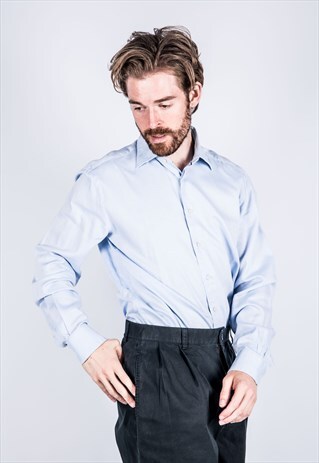 VINTAGE TOMMY HILFIGER SHIRT IN BLUE