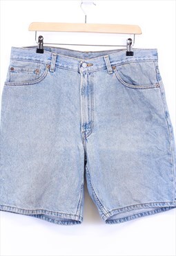 Vintage Levi's 550 Shorts Light Washed Blue Denim Retro