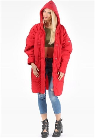 PUFFER PARKA JACKET HOODED COAT