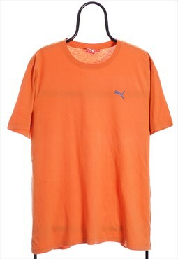 Vintage Puma Orange Logo TShirt