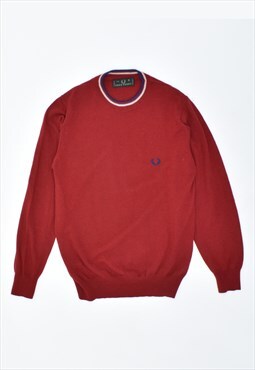 Vintage Fred Perry Jumper Sweater Red