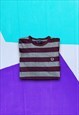 VINTAGE Y2K FRED PERRY STRIPED T SHIRT