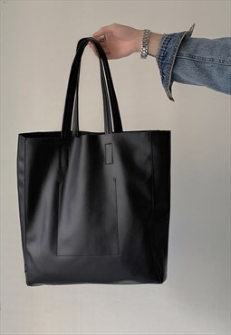 Men's PU leather hand bag
