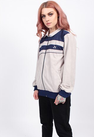VINTAGE PUMA VELOUR TRACK TOP ASM2238