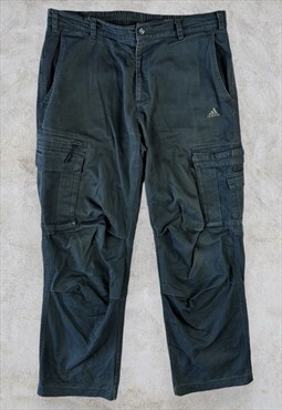 Vintage Adidas  Cargo Pants Trousers Y2K Men's Large W36 L32