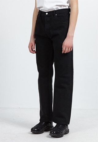 VINTAGE BLACK LEVI'S 501 FIT DENIM JEANS