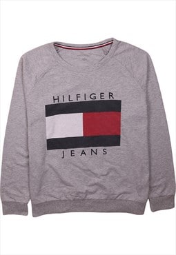 Vintage 90's Tommy Hilfiger Sweatshirt Spellout Crew Neck