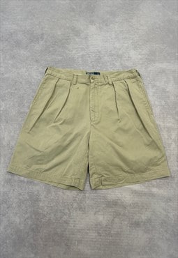 Vintage Polo Ralph Lauren Shorts Brown Chino Shorts 