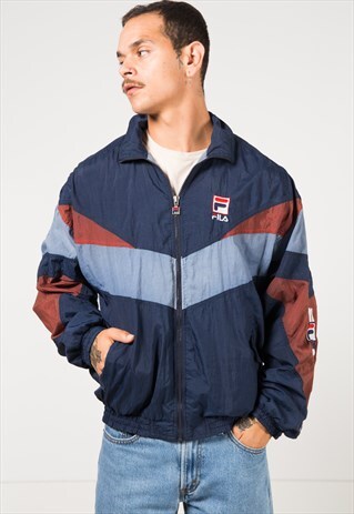 VINTAGE 80S FILA SHELL SPORT JACKET / S1314