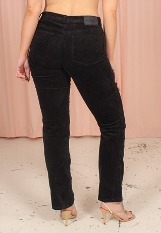 VINTAGE 90S RALPH LAUREN CORDUROY JEANS IN BLACK