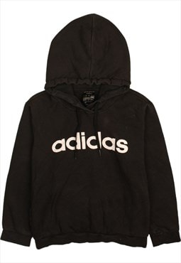 Adidas 90's Spellout Pullover Hoodie Medium Black