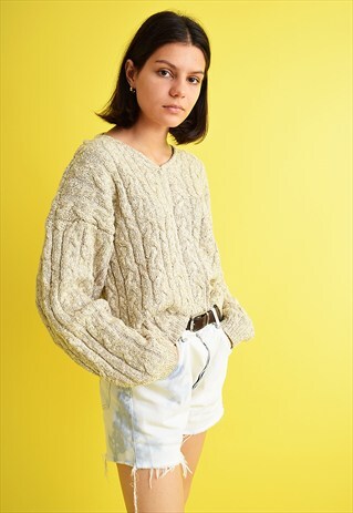 90'S RETRO MINIMALIST NORMCORE GRUNGE KNIT JUMPER TOP