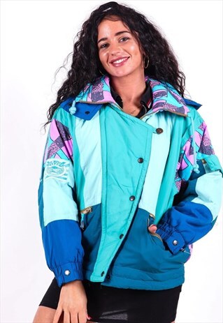 VINTAGE PATTERN PADDED JACKET J3658