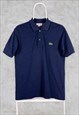 Vintage Lacoste Blue Polo Shirt Short Sleeve Small