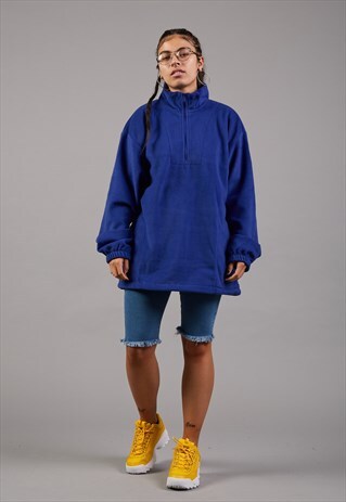 OVERSIZED FLEECE IN BLUE