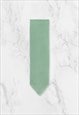 WEDDING HANDMADE POLYESTER KNITTED TIE IN SAGE GREEN