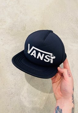 Vintage 90s Vans Snoopy Snapback Cap Hat