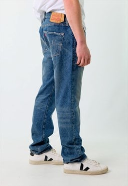 Blue 90s Levi's 501 Denim Jeans Baggy Pants