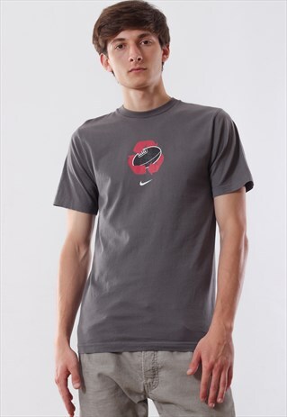 VINTAGE NIKE ENGLAND RUGBY TEE 90S GREY