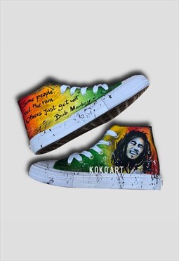 Reggae Hand Painted Shoes