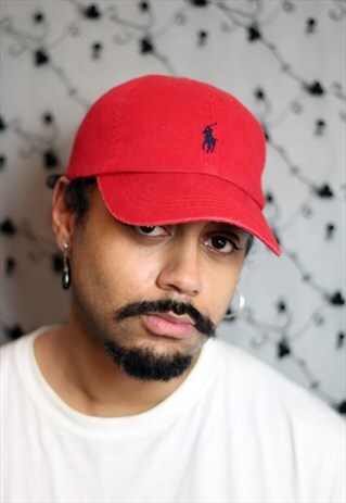VINTAGE RALPH LAUREN POLO RED CAP