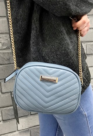 POWDER BLUE CROSS BODY BAG