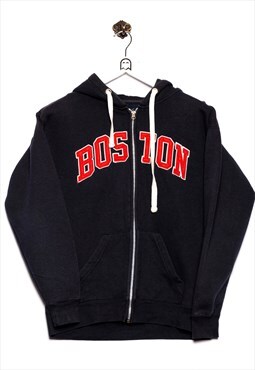 Vintage Bay State Apparel  Sweat Jacket Boston Stick Navy