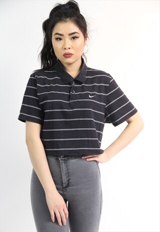 VINTAGE NIKE CROPPED POLO SHIRT