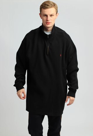 VINTAGE POLO RALPH LAUREN 1/4 ZIP SWEATSHIRT