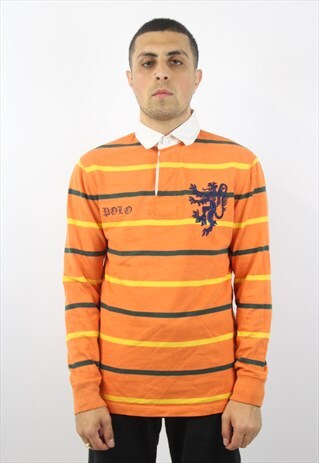 VINTAGE POLO RALPH LAUREN LONG SLEEVE POLO SHIRT