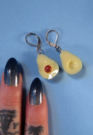 AVOCADO FOOD KITSCH FESTIVAL EARRINGS