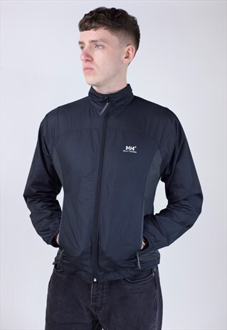 VINTAGE HELLY HANSEN BLACK LIGHT SPORTS JACKET