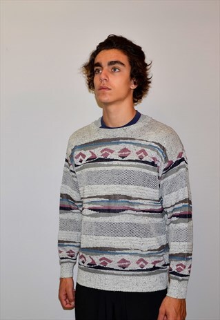 VINTAGE 80'S JUMPER IN MULTICOLOUR