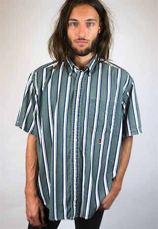 VINTAGE 90'S TOMMY HILFIGER STRIPE SHIRT