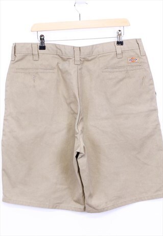 VINTAGE DICKIES SHORTS CREAM STRAIGHT FIT WITH LOGO TAB 90S
