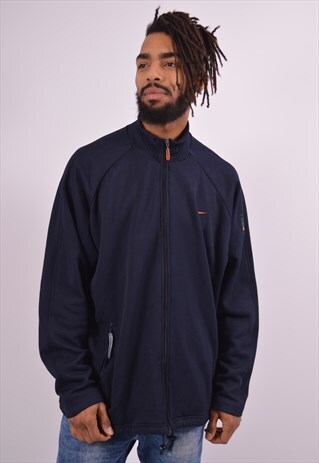 VINTAGE NIKE TRACKSUIT TOP JACKET BLUE