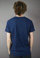 VINTAGE ATTACK ON TITAN GRAPHIC T-SHIRT IN BLUE 