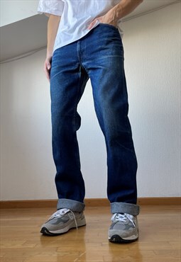 Vintage LEVIS Jeans Denim Pants 80s Orange Tab / Wash Blue 