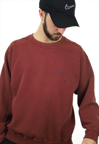VINTAGE 90S NIKE SWEATSHIRT RED