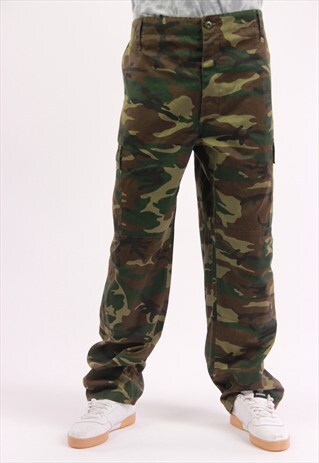 VINTAGE CAMO TROUSERS