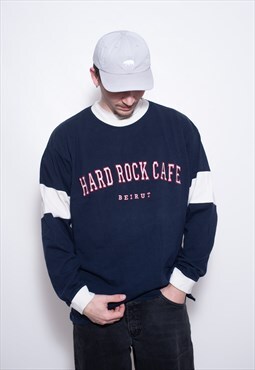 Vintage Hard Rock Cafe Beirut Sweatshirt Pullover Jumper