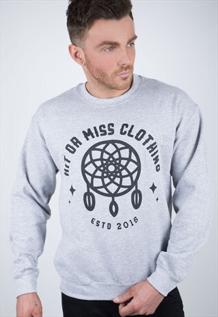 DREAM CATCHER GREY SWEATER